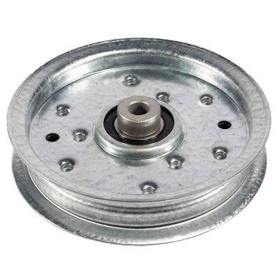 MaxPower Flat Idler Pulley for MTD, Cub Cadet, Troy-Bilt Mowers, Replaces OEM numbers 956-04129, 753-08171 and 756-04129