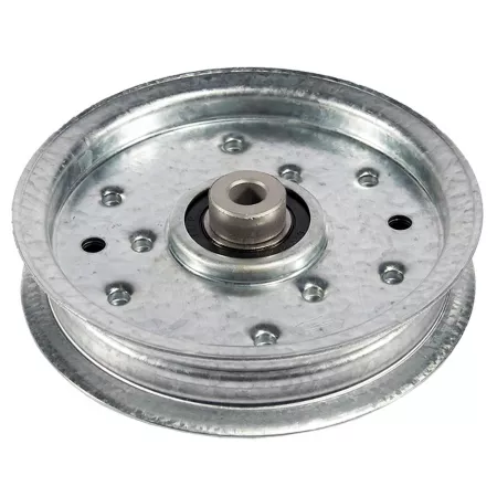 MaxPower Flat Idler Pulley for MTD Cub Cadet Troy-Bilt Mowers Replaces OEM Numbers 956-04129 753-08171 and 756-04129 Mower Engines & Parts