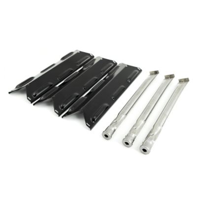 Permasteel 4 Burner Grill Replacement Parts Kit Burners and Flame Tamers Included Black at Tractor Supply Co