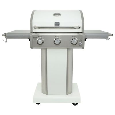 Kenmore Propane Gas 3-Burner Outdoor Patio Grill, Pearl -  PG-4030400LD-PE