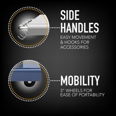 Image showing  3-Burner Propane Gas Grill, Azure