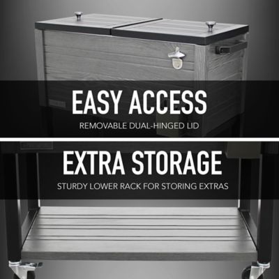 Image showing  80 qt. Patio Cooler, Gray