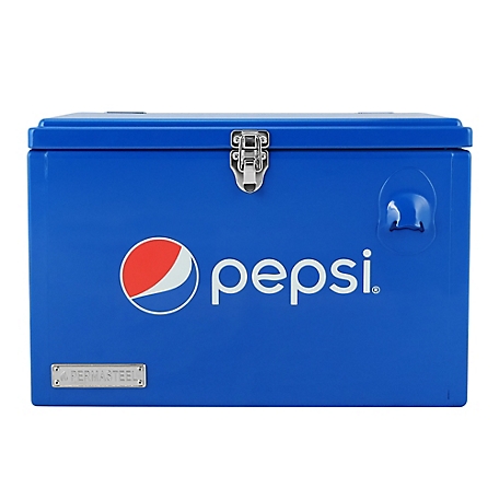 Permasteel 21 qt. Officially Licensed Pepsi Small Portable Cooler, Blue