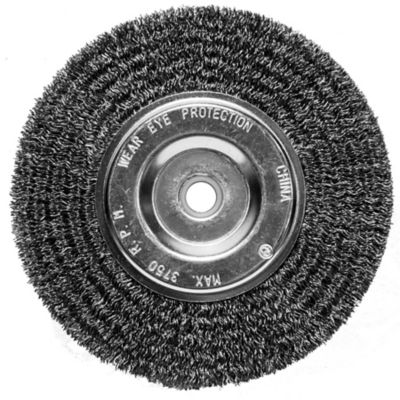 Century Drill & Tool 6 in. Wire Wheel Coarse Clam