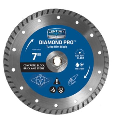 Century Drill & Tool 7 in. Diamond Turbo Rim Saw Blade