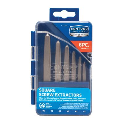 Century Drill & Tool Screw Extractor Set 6Pc