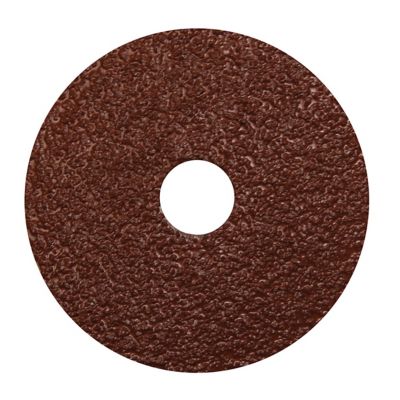 Century Drill & Tool Resin Fiber Disc, 4-1/2 in. Dia., 24 Grit, 3-Pack