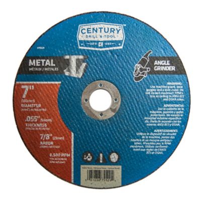 Century Drill & Tool 7 in. x 0.055 in. Type 1A Thin Mas Cutting Wheel