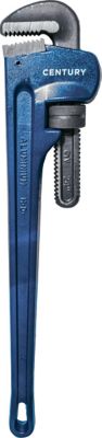 Century Drill & Tool 21.5 in. Pipe Wrench, Aluminum, 24 Jaw, 3 in.