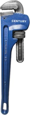 Century Drill & Tool 16 in. Pipe Wrench, Aluminum, 18 Jaw, 2-3/8 in.