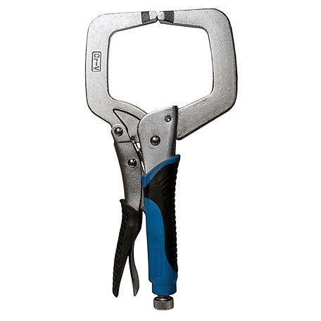 Century Drill & Tool Pliers Locking C-Clamp 11 Lgth Fix Jaw
