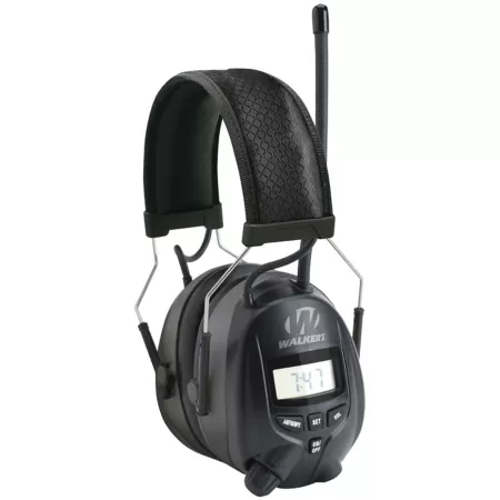 Walkers Game Ear Digital AM/FM Radio Earmuffs 25dB Noise Reduction Rating 1 Pair Earmuffs