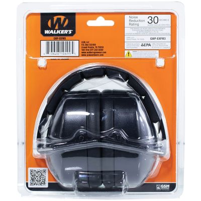Image showing 7 th Walker's Game Ear EXT Folding Range Earmuffs, 30 dB Noise Reduction Rating, 1-Pair