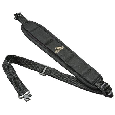 Butler Creek Comfort Stretch Rifle Sling with Swivels, Black