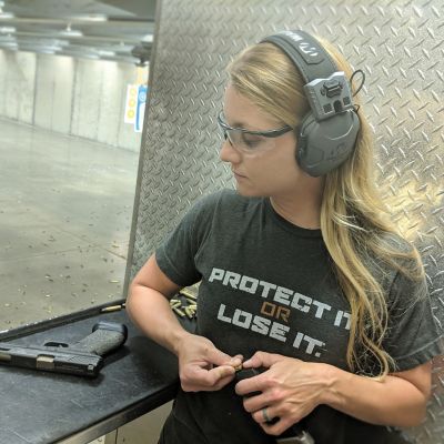 Image showing  Xcel 500BT Digital Earmuffs with Voice Clarity and Bluetooth, 26 dB Noise Reduction Rating, 1-Pair