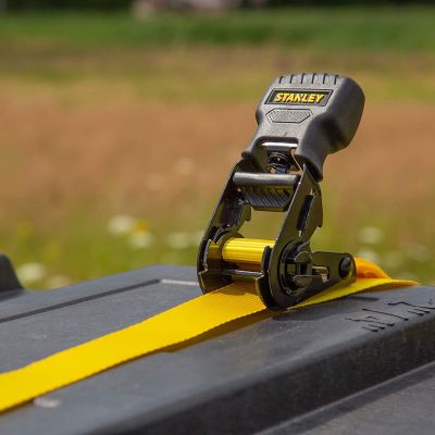 Image showing  1 in. x 10 ft. Light Cargo Hauling Ratchet Tie-Down Straps 2-PK, 1500 LB. Break Strength, S10002