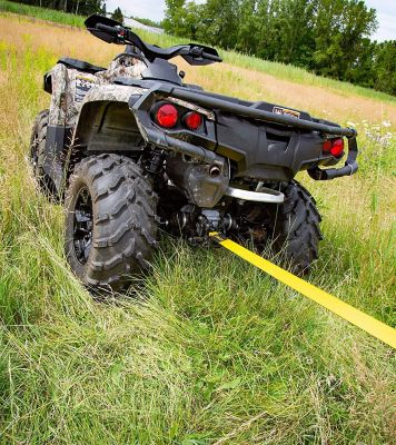 Image showing  2 in. x 30 ft. Tow Strap with Tri-Hook, 3,000 lb. Safe Work Load