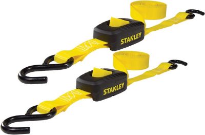 Stanley 1 in. x 10 ft. Enclosed Cambuckle Tie-Down Straps, 2-Pack, 1200 LB. Break Strength, S2001