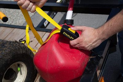 Image showing  1 in. x 10 ft. Enclosed Cambuckle Tie-Down Strap 4 PC Set, 1200 LB. Break Strength, S2002