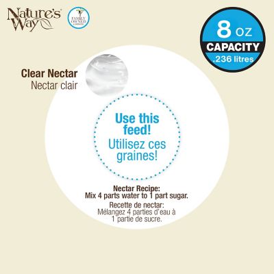 Image showing 6 th Wild Wings 8 oz. Window Hummingbird Feeder