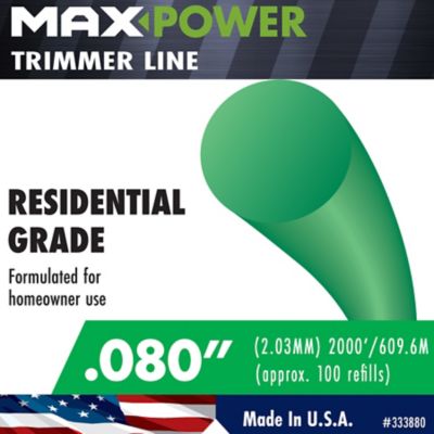 Image showing  0.08 in. x 2,000 ft. Round-Cut Trimmer Line