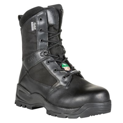 5.11 Men's Atac 2.0 Leather Toe Tactical Boots, 8 in., Shield