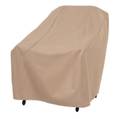 Image showing 5 th Modern Leisure Basics Patio Chair Cover, 33 in. x 34 in. x 31 in., Khaki