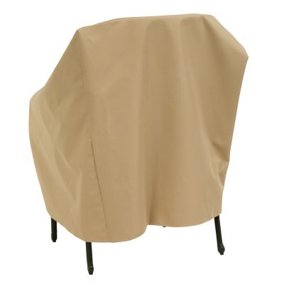 Image showing 7 th Modern Leisure Basics Patio Chair Cover, 27 in. x 34 in. x 31 in., Khaki
