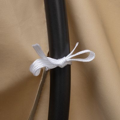 Image showing 8 th Modern Leisure Basics Patio Chair Cover, 27 in. x 34 in. x 31 in., Khaki