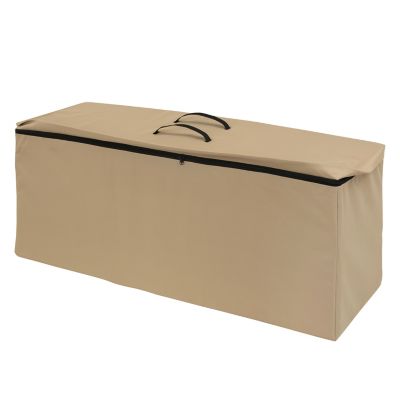 Image showing 5 th Modern Leisure Basics Patio Cushion and Cover Storage Bag, 48 in. x 16 in. x 22 in., Khaki, 4124AB