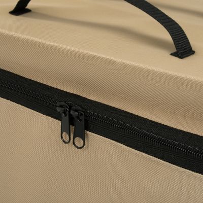 Image showing 6 th Modern Leisure Basics Patio Cushion and Cover Storage Bag, 48 in. x 16 in. x 22 in., Khaki, 4124AB