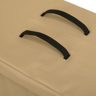 Image showing 8 th Modern Leisure Basics Patio Cushion and Cover Storage Bag, 48 in. x 16 in. x 22 in., Khaki, 4124AB