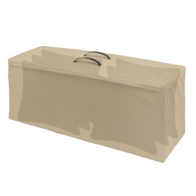 Image showing 9 th Modern Leisure Basics Patio Cushion and Cover Storage Bag, 48 in. x 16 in. x 22 in., Khaki, 4124AB