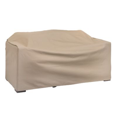 Modern Leisure Basics Patio Loveseat Cover, 55 in. x 33 in. x 38 in., Khaki