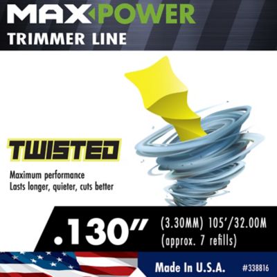 Image showing  0.130 in. x 105 ft. Commercial-Grade Twisted Trimmer Line Refills, 7-Pack
