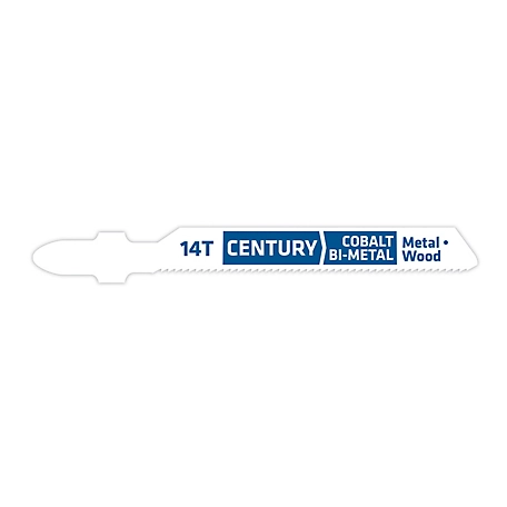 Century Drill & Tool Jig-Saw Blade 14T Bi-Metal 2-3/4 Tang
