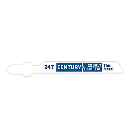 Century Drill & Tool Jig-Saw Blade 24T Bi-Metal 2-3/4 Tang