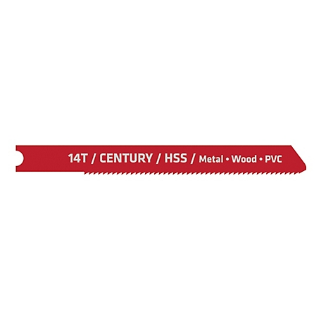 Century Drill & Tool 4237 Scroll Saw Blade 20T Pinned Reg Tooth