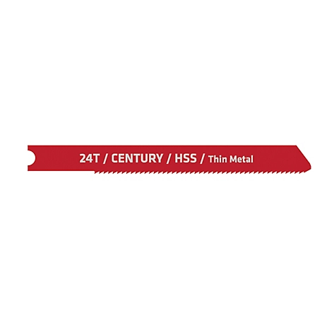 Century Drill & Tool Jig-Saw Blade Hss 24T 2Pcs 2-3/4 Length