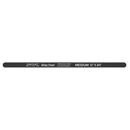 Century Drill & Tool Hacksaw Blade 12 X 24T Carbon Alloy