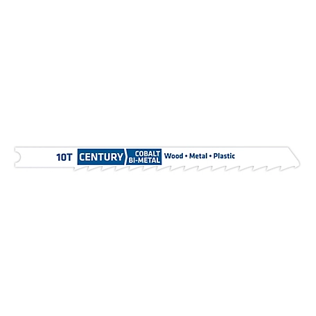 Century Drill & Tool Jig-Saw Blade 10T Bi-Metal 3-5/8 Length