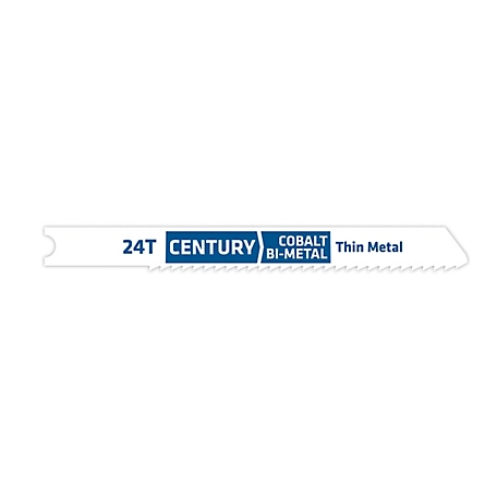 Century Drill & Tool Jig-Saw Blade 24T Bi-Metal 2-3/4 Length