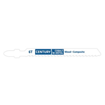 Century Drill & Tool Jig-Saw Blade 6T Bi-Metal 3-5/8 Length, 6226