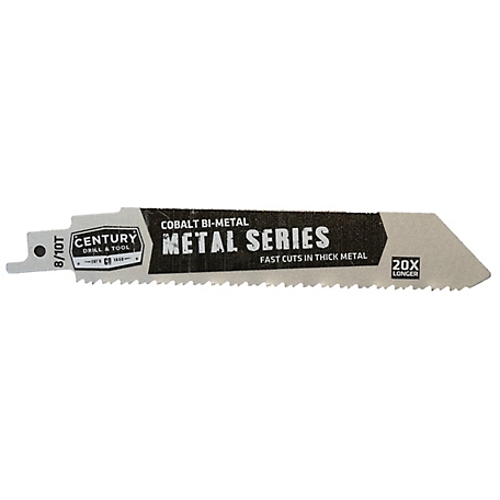 Century Drill & Tool Recip Metal Blade 8/10T X 6 1Pc