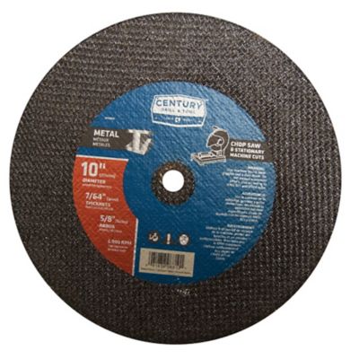 Century Drill & Tool 10-7/64 in. Abrasive Saw Blade, 5/8 in., 1A