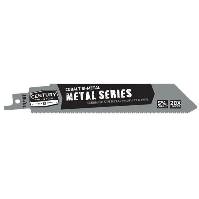 Century Drill & Tool Recip Blade Metal Series 14/18T X 6 2Pk