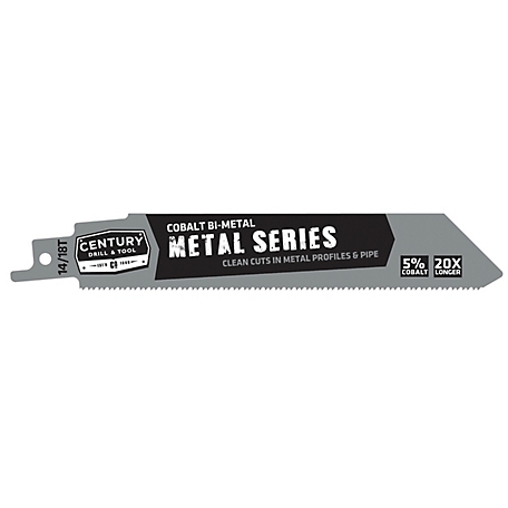 Century Drill & Tool Recip Blade Metal Series 14/18T X 6 2Pk