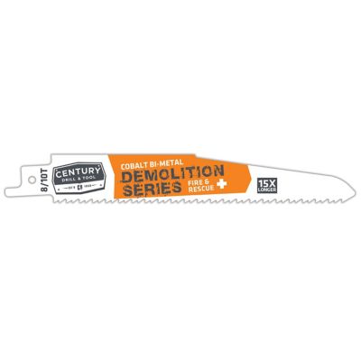Century Drill & Tool Recip Blade 8/10T X 6 Demolition 2Pc