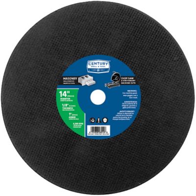Century Drill & Tool 14-1/8 in. Abrasive Saw Blade, 1 in., Type 1A
