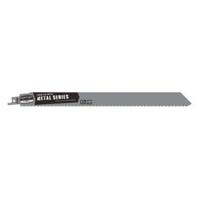 Century Drill & Tool 12 in. 8/10 TPI Reciprocating Saw Blades, Metal Series, 2-Pack